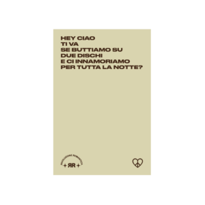 Poster  TI VA SE BUTTIAMO SU DUE DISCHI