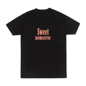 TSHIRT BLACK "SWEET ROMANTIC"