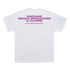 TSHIRT WHITE "BACIAMI"