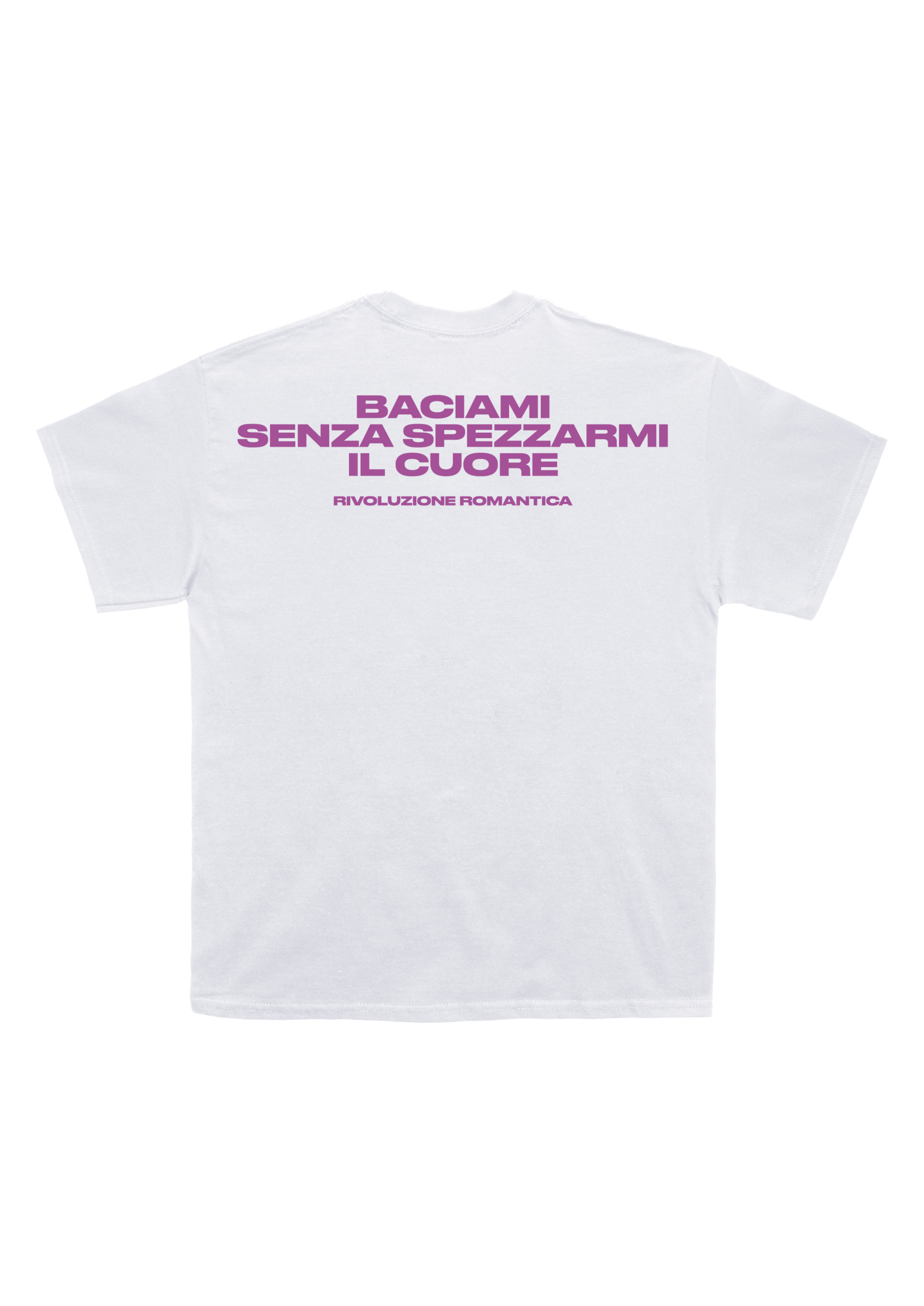 TSHIRT WHITE "BACIAMI"